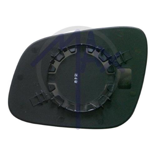 VETRO SPECCHIO RETROVISORE CHEVROLET SPARK DAL 2010 AL 2015 DESTRO CON PIASTRA