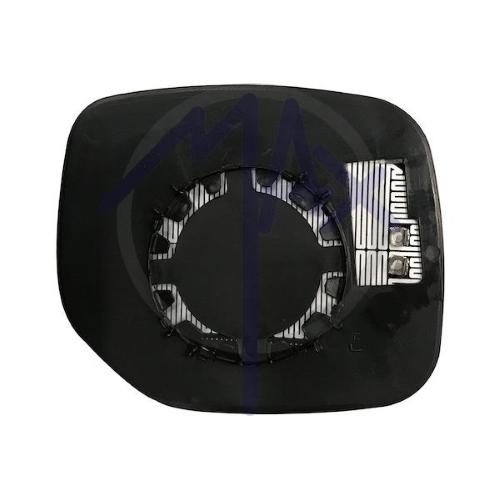 VETRO SPECCHIO RETROVISORE CITROEN BERLINGO DAL 1996 - PEUGEOT RANCH-PARTNER DAL 1996 SINISTRO CON PIASTRA TERMICO