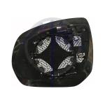 VETRO SPECCHIO RETROVISORE CITROEN C3 PICASSO DAL 2009 - C4 PICASSO DAL 2007 - PEUGEOT 3008 DAL 2009 - PEUGEOT 5008 DAL 2009 DESTRO BLU CON PIASTRA TERMICO