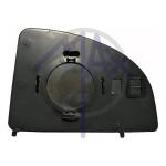 VETRO SPECCHIO RETROVISORE FIAT DUCATO - CITROEN JUMPER - PEUGEOT BOXER DAL 1998 AL 2006 SINISTRO SUPERIORE CON PIASTRA