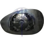 VETRO SPECCHIO RETROVISORE FIAT GRANDE PUNTO DAL 2005 - PUNTO DAL 2012 - PUNTO EVO DAL 2009 - 500 DAL 2007 - ALFA ROMEO 4C DAL 2013 DESTRO CON PIASTRA