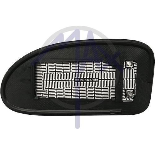 VETRO SPECCHIO RETROVISORE FORD FOCUS DAL 1998 AL 2005 DESTRO CON PIASTRA TERMICO