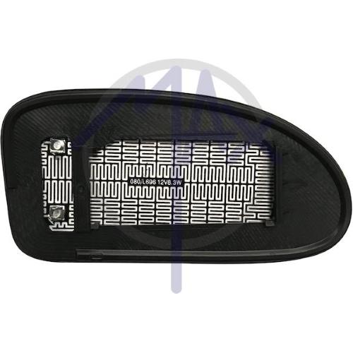 VETRO SPECCHIO RETROVISORE FORD FOCUS DAL 1998 SINISTRO CON PIASTRA TERMICO