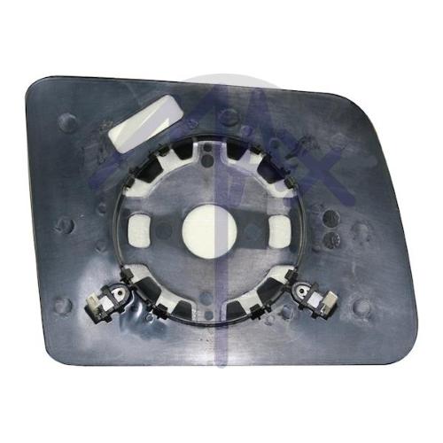 VETRO SPECCHIO RETROVISORE FORD TRANSIT CONNECT DAL 2002 AL 2009 - TOURNEO DAL 2002 AL 2009 SINISTRO SUPERIORE CON PIASTRA
