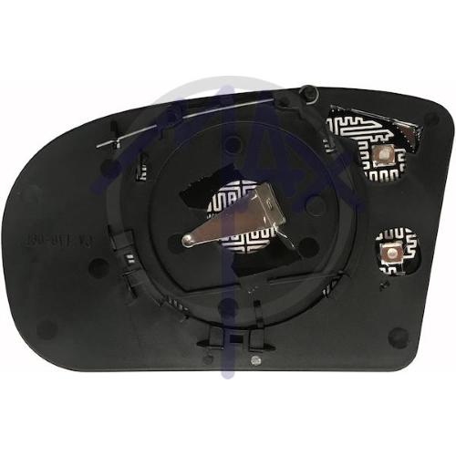VETRO SPECCHIO RETROVISORE MERCEDES CLASSE C W203 DAL 2000 DESTRO CON PIASTRA TERMICO ASFERICO