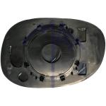 VETRO SPECCHIO RETROVISORE PEUGEOT 206 DAL 1998 - C2 DAL 2002 - C3 DAL 2002 - XSARA PICASSO DAL 2000 DESTRO CON PIASTRA