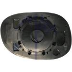 VETRO SPECCHIO RETROVISORE PEUGEOT 206 DAL 1998 - C2 DAL 2002 - C3 DAL 2002 - XSARA PICASSO DAL 2000 SINISTRO CON PIASTRA ASFERICO