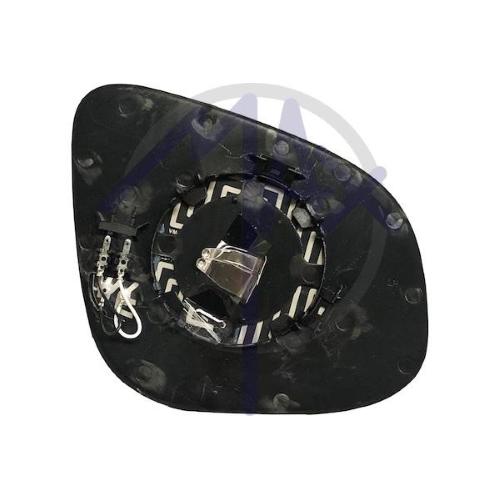 VETRO SPECCHIO RETROVISORE RENAULT KANGOO/MERCEDES CITAN DAL 2013 SINISTRO CON PIASTRA