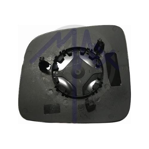 VETRO SPECCHIO RETROVISORE VOLKSWAGEN CADDY DAL 2004 - TRANSPORTER DAL 2003 DESTRO CON PIASTRA