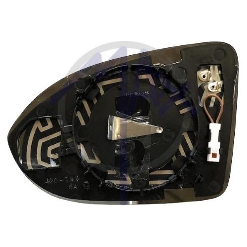 VETRO SPECCHIO RETROVISORE VOLKSWAGEN PASSAT VII 2014/ARTEON 2017 DESTRO C/P C/P ASF/TER CROM (ADAT.VERS.ANTIABBAGLIANTE 4PIN)