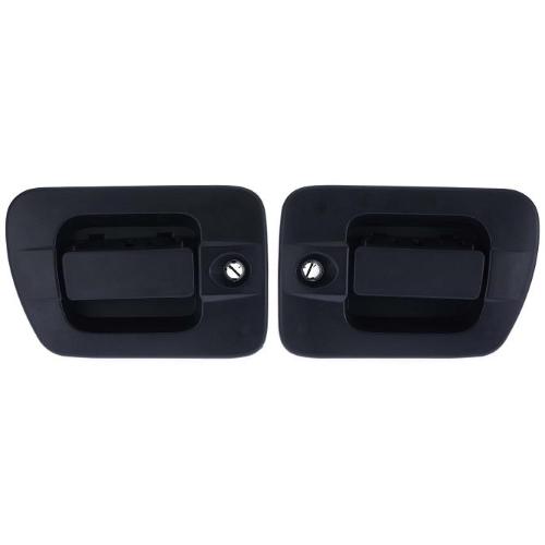 MANIGLIA PORTA ESTERNA ANT PER IVECO EUROCARGO 2003 - EUROTECH 2003 - STRALIS 2002 NERA COPPIA SX+DX S/BLOC CHIAVE