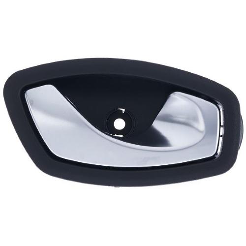 MANIGLIA APRIPORTA INTERNA ANT=POST DX PER RENAULT CLIO '12 - KOLEOS '08 - LAGUNA '07 - MEGANE '08 NERA C/LEVA CROMATA