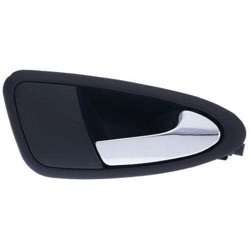 MANIGLIA APRIPORTA INTERNA ANT DX PER SEAT IBIZA 2008-2012 NERA C/LEVA CROMATA SENZA FORO