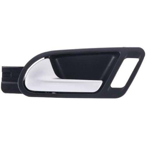 MANIGLIA APRIPORTA INTERNA ANT DX PER VOLKSWAGEN TIGUAN 2007-2011 NERA C/LEVA ARGENTO C/FORO PULSANTE