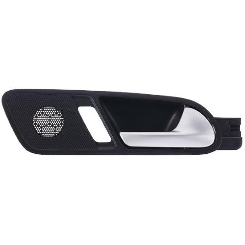 MANIGLIA APRIPORTA INTERNA POST DX PER VOLKSWAGEN TIGUAN 2007-2011 NERA C/LEVA ARGENTO C/FORO PULSANTE