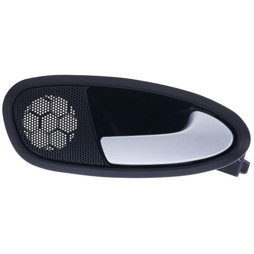 MANIGLIA APRIPORTA INTERNA ANT=POST DX PER SEAT ALTEA 2004 - LEON 2005 - TOLEDO 2004 NERA C/LEVA ARGENTO