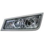 FARO FARETTO FENDINEBBIA DX PER VOLVO TRUCK FH16 2008 C/LUCE AUSIL.(H3/H7) PARAB. CROMATA