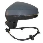 SPECCHIO RETROVISORE ELETTRICO AUDI A3 12 SINISTRO VERNICIABILE C/FANA BLIS 8PIN 3/5PORTE