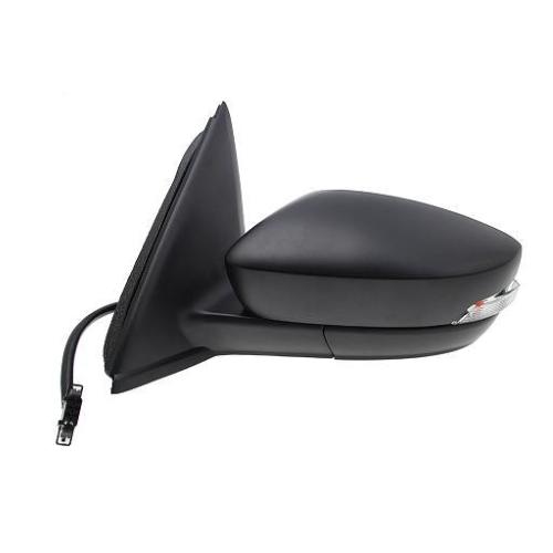 SPECCHIO RETROVISORE ELETTRICO SKODA FABIA DAL 2015 AL 2021 DX NERO TERMICO C/FANA 6PIN