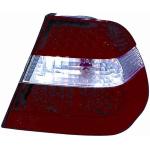 BMW SERIE 3 E46 2002 BERLINA BIANCO-ROSSO A LED