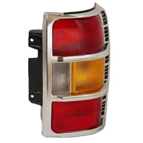 FANALE FANALINO POSTERIORE DX PER MITSUBISHI PAJERO DAL 1997 CORNICE CROMATA