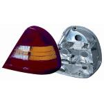 FANALE FANALINO POSTERIORE SINISTRO ARANCIO ROSSO CON BASE SENZA PORTALAMPADA PER MERCEDES CLASSE C (W202) DAL 1993 AL 1997
