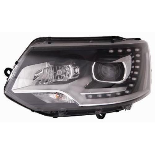 FARO FANALE PROIETTORE DX BIXENON DS3-H7-PY24 DRL A LED PER VOLKSWAGEN TRANSPORTER T5 2009>