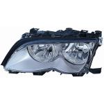 FARO FANALE PROIETTORE DX H7-H7 PRED REG ELETT PER BMW SERIE 3 E46 2001> PARABOLA SILVER