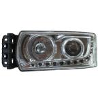 FARO FANALE PROIETTORE DX PER IVECO STRALIS 2013> C/LUCE DIURNA A LED REG. MANUALE C/CENTRALINA