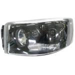 FARO FANALE PROIETTORE DX PER RENAULT TRUCK D WIDE 2013 REG. ELETT. PARABOLA NERA