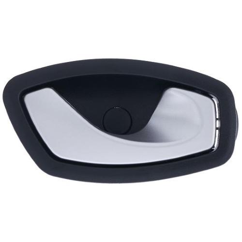 MANIGLIA APRIPORTA INTERNA ANT=POST SX PER RENAULT CLIO '12 - KOLEOS '08 - LAGUNA '07 - MEGANE '08 NERA C/LEVA ARGENTO