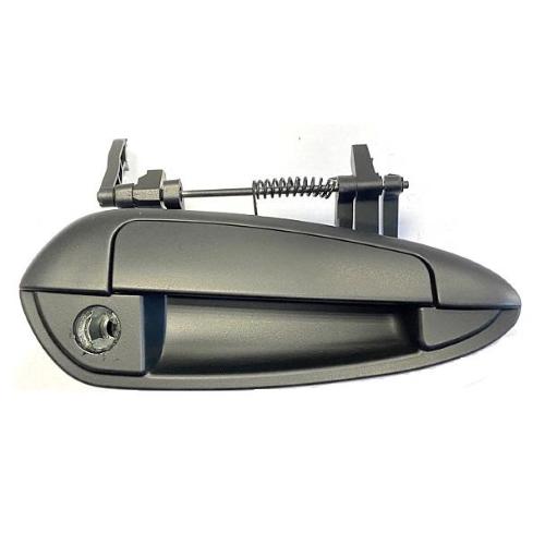 MANIGLIA PORTA ESTERNA ANT SX PER FIAT GRANDE PUNTO 2005 NERA CON FORO BLOC CHIAVE