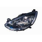 FARO FANALE PROIETTORE DX H4 PRED REG ELETT PER MAZDA 2 2007>2014  PARABOLA NERA