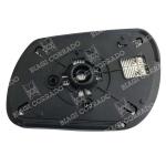 VETRO SPECCHIO RETROVISORE MAZDA 2'02>'07/3'03>'09 SINISTRO C/PIASTRA TERM(ATT.SFERA)
