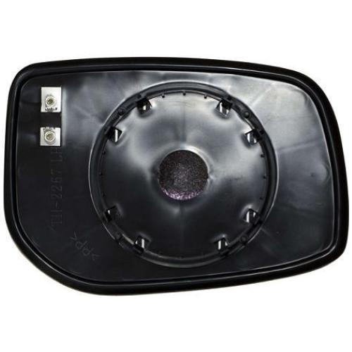 VETRO SPECCHIO RETROVISORE TOYOTA YARIS DAL 2006 DESTRO CON PIASTRA VERSIONE EUROPEA ATTACCO TONDO