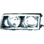 VETRO FARO FANALE PROIETTORE DX PER BMW SERIE 3 E36 1990>1994 4P/COUPE'/COMPACT VERS.ZKW VETRO LISCIO