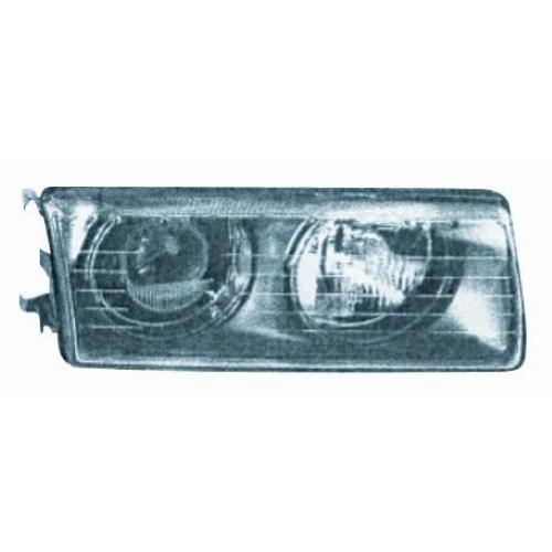 VETRO FARO FANALE PROIETTORE DX PER BMW SERIE 3 E36 1990>1994 4P/COUPE'/COMPACT VETRO C\GOCCE