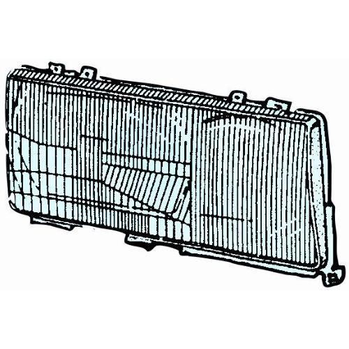 VETRO FARO FANALE PROIETTORE DX PER MERCEDES 190 E 1982>1993