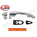 MANIGLIA PORTA ESTERNA ANT DX PER ALFA ROMEO MITO 08/GIULIETTA 10/LANCIA Y 11 CROMATA