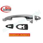 MANIGLIA PORTA ESTERNA ANT SX PER ALFA ROMEO MITO 08/GIULIETTA 10/LANCIA Y 11 CROMATA