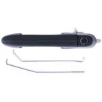 MANIGLIA PORTA ESTERNA ANT SX PER FIAT MAREA 1996-2003 SENZA CHIAVE IN PLASTICA NERA