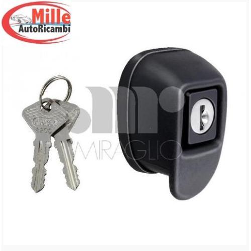 MANIGLIA PORTA ESTERNA DX=SX PER FIAT PANDA FINO AL 89 CON CHIAVE - FIAT 900/E VERSIONE FURGONETTA