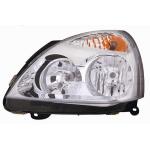 FARO FANALE PROIETTORE DX H1-H7 PRED REG EL PARAB CROM PER RENAULT CLIO 2001>2003