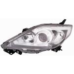 FARO FANALE PROIETTORE DX H7-HB3 PRED REG ELETT PER MAZDA 5 2008>2010 PARABOLA NERA