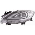 FARO FANALE PROIETTORE DX XENON D2S C/MOTOR ELETT PER MAZDA 3 2009> PARABOLA NERA