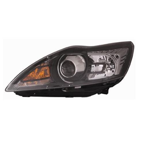 FARO FANALE PROIETTORE SX XENON D1S-H1 C/MOTOR EL PER FORD FOCUS 2007>2010 PARABOLA NERA