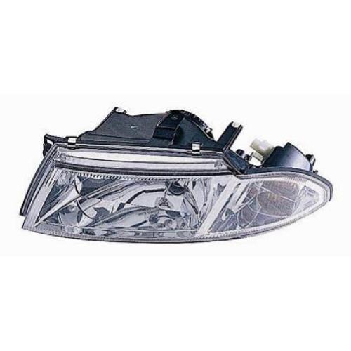 FARO FANALE PROIETTORE SX PER MITSUBISHI CARISMA 1999>2006 H4 PARAB. CROMATA
