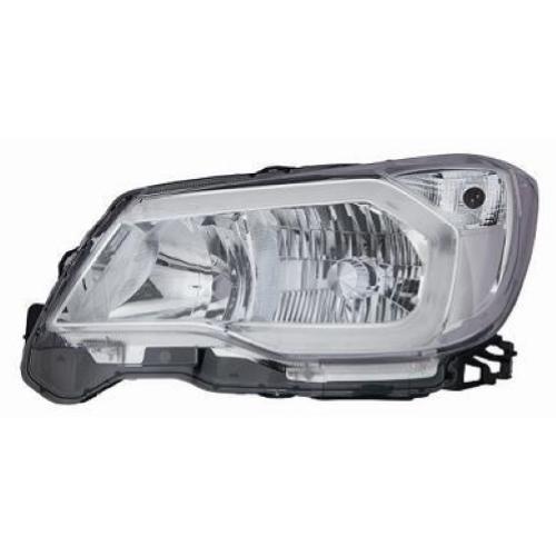 FARO FANALE PROIETTORE DX XENONH B3-D4R A LED C/MOTOR ELETT PER SUBARU FORESTER 2013> PARABOLA CROMATA