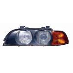 FARO FANALE PROIETTORE DX HB4-HB3 PRED REG ELETT PER BMW SERIE 5 E39 1995>2000 FRECCIA ARANCIO