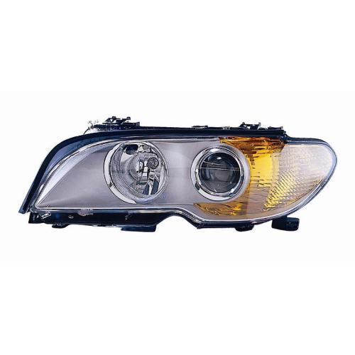 FARO FANALE PROIETTORE DX 2H7 PRED REG ELETT PER BMW SERIE 3 E46 CC 2003> PARABOLA CROM